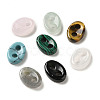 Mixed Gemstone Connector Charms G-K354-10-1