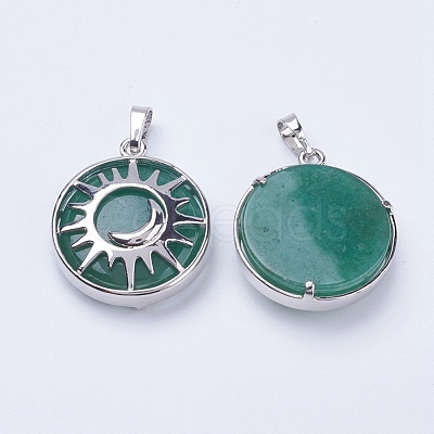 Natural & Synthetic Mixed Stone Pendants G-K234-B-1