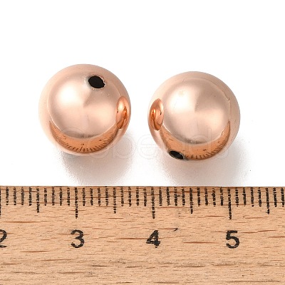 Rack Plating Brass Beads KK-K373-08F-RG-1