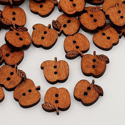 2-Hole Wooden Buttons X-BUTT-N003-23-1