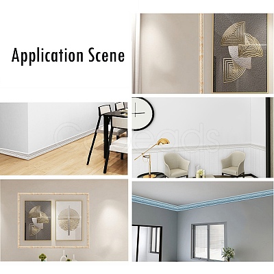 PVC Foam 3D Self-Adhesive Waterproof Wallpaper Border PAAG-PW0011-05E-1