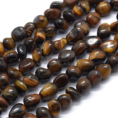 Natural Tiger Eye Beads Strands G-E505-01B-1