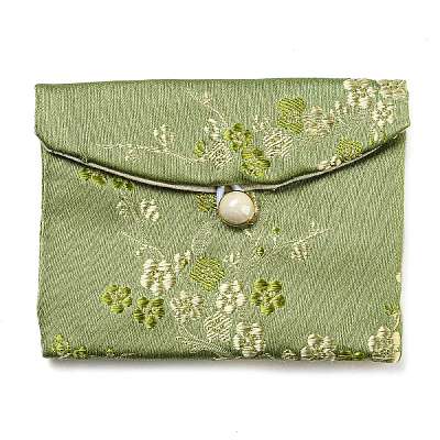 Chinese Style Floral Cloth Jewelry Storage Pouches AJEW-D065-01B-07-1