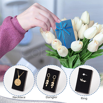 20Pcs Rectangle Paper Storage Gift Boxes with Bowknot CON-SC0001-17A-1