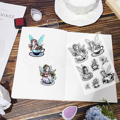 Plastic Stamps DIY-WH20018-0182-1