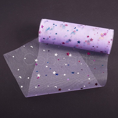 Star Sequin Deco Mesh Ribbons OCOR-P010-F10-1