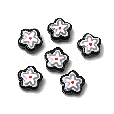 Handmade Glass Enamel Beads GLAA-K070-03I-1