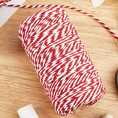 2 Rolls Macrame 2-Ply Cotton Braided Thread MAKN-CY0001-01D-1