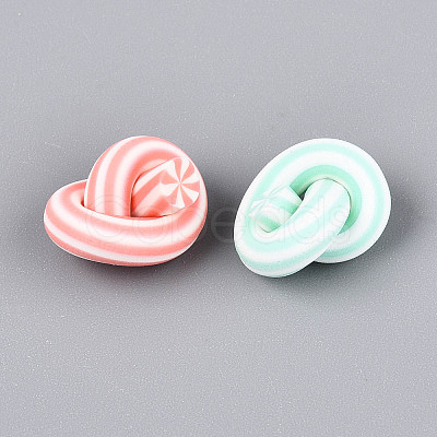 Handmade Polymer Clay Beads CLAY-N013-23-1
