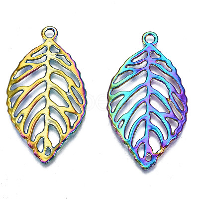 Rainbow Color Alloy Pendants PALLOY-N156-150-NR-1