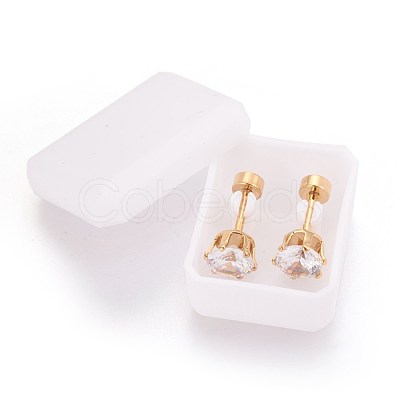 304 Stainless Steel Earlobe Plugs STAS-I113-23G-1