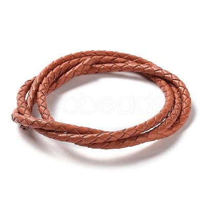 Braided Leather Cord VL3mm-19-1
