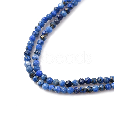 Natural Lapis Lazuli Beads Strands G-RM250104-D8-1
