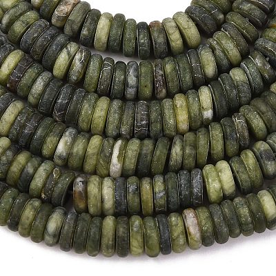 Frosted Natural Chinese Jade Beads Strands G-K389-C12-01-1