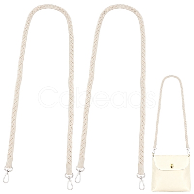 2Pcs Imitation Leather Twist Knitting Cord Mobile Straps FIND-CP0003-73C-1