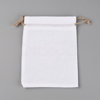 Jute Blank DIY Craft Drawstring Bag CW-TAC0001-09B-1