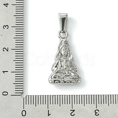 Non-Tarnish 304 Stainless Steel Pendants STAS-L275-17P-1