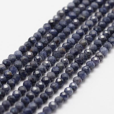 Natural Sapphire Bead Strands X-G-P271-3mm-13-1