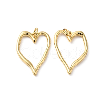Rack Plating Brass Pendants KK-O142-24G-1