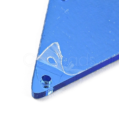 Triangle Acrylic Mirror Sew on Rhinestones MACR-G065-02C-02-1