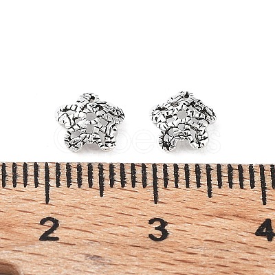 925 Sterling Silver Bead Caps STER-A041-03AS-1
