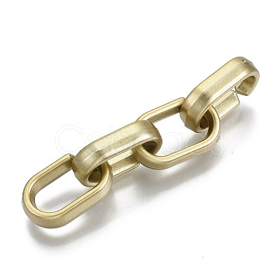 Opaque Spray Painted Acrylic Linking Rings LS-OACR-S021-65A-B02-1