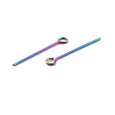 Ion Plating(IP) 304 Stainless Steel Eye Pins STAS-E156-01M-02-1