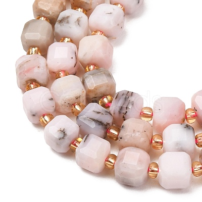 Natural Pink Opal Beads Strands GG-CBAC972-A15-01-1