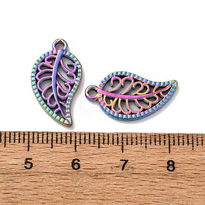 304 Stainless Steel Pendants STAS-Q362-08B-M-1