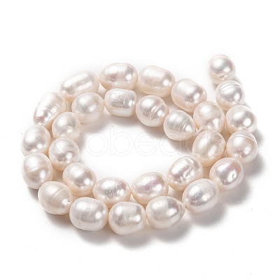 Natural Cultured Freshwater Pearl Beads Strands PEAR-L033-88-01-1