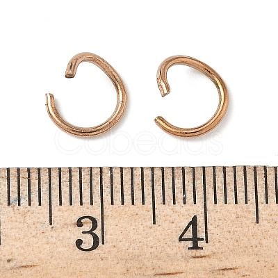 304 Stainless Steel Open Jump Rings STAS-Z150-01D-RG-1