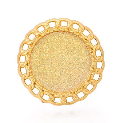Adjustable Alloy & Iron Bezel Cup Ring Base with Rotatable Tray MAK-T012-14G-1