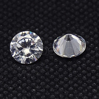 Clear Grade A Diamond Shaped Cubic Zirconia Cabochons X-ZIRC-M002-2.5mm-007-1