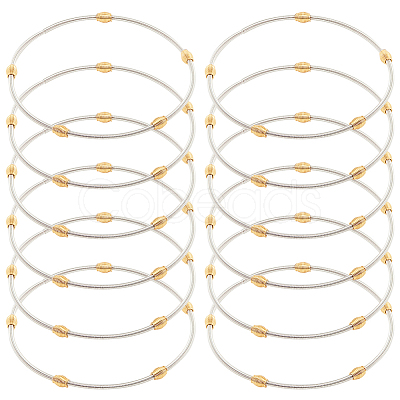 12Pcs Spring Bracelets Set BJEW-BC0001-13P-1