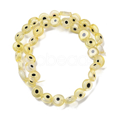 Handmade Evil Eye Lampwork Beads Strands LAMP-G164-10C-05-1