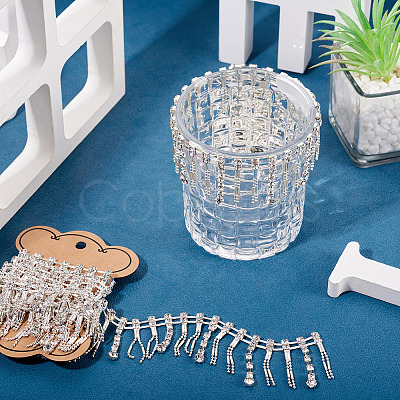 1 Yard Iron Rhinestone Cup Chains IFIN-TA0001-74-1