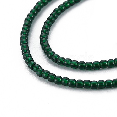 Glass Beads Strands X-GLAA-N041-008F-1