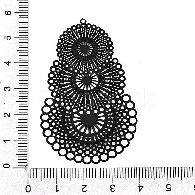Bohemian 430 Stainless Steel Big Pendants STAS-G396-01D-06-1