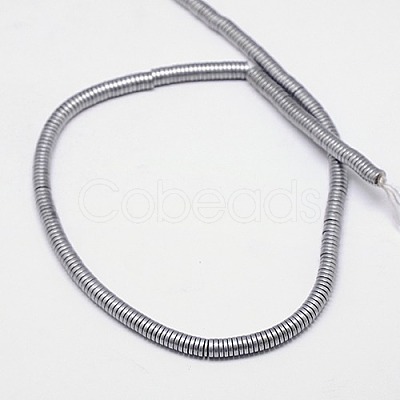 Electroplate Non-magnetic Synthetic Hematite Beads Strands G-J164B-4mm-04-1