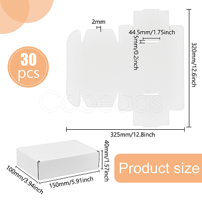 Cardboard Paper Shipping Box CON-WH0089-57-1