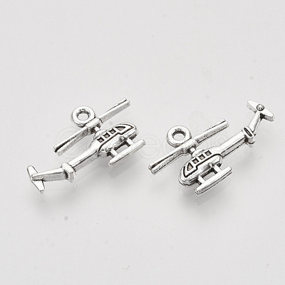 Tibetan Style Alloy Pendants X-TIBEP-T009-27AS-RS-1