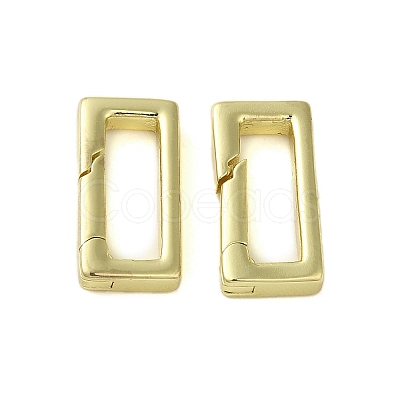 Brass Spring Gate Rings KK-B089-11G-1