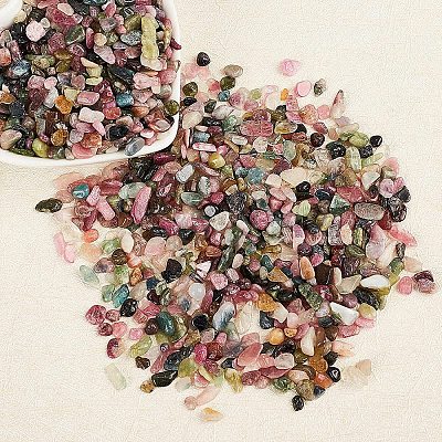 Natural Multicolor Tourmaline Beads G-GA0001-31-1