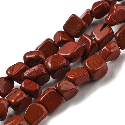 Natural Red Jasper Bead Strands G-F465-36A-1