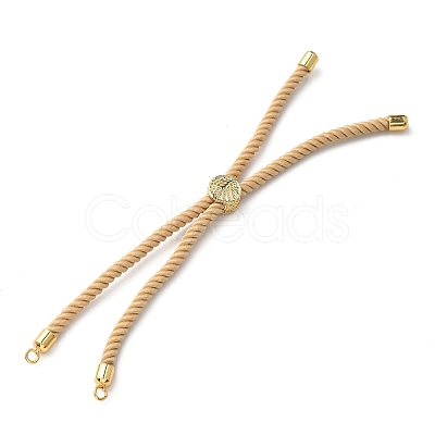 Cotton Cord Bracelet Making KK-F758-03W-G-1