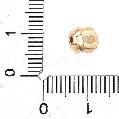 Nuggets Brass Beads KK-F889-01G-06-1