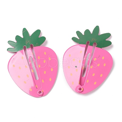 Baking Paint Iron Snap Hair Clips PHAR-B0002-22-1