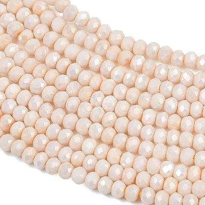 Electroplate Rondelle Glass Beads Strands GL-T021-2x2.5mm-17-18-1