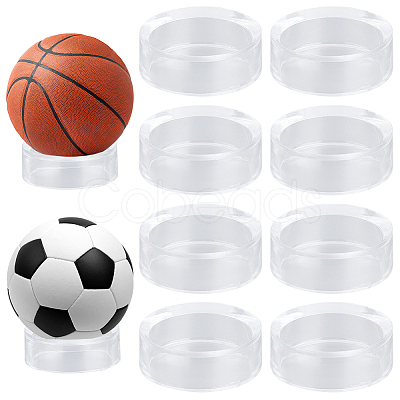 Acrylic Column Necklaces Display Stands ODIS-WH20003-03-1