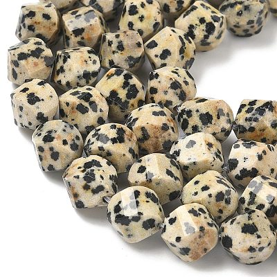 Natural Dalmatian Jasper Beads Strands G-C267-B21-1
